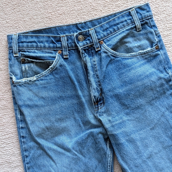 Levi's straight leg blue jeans, size 32 - Picture 4 of 5